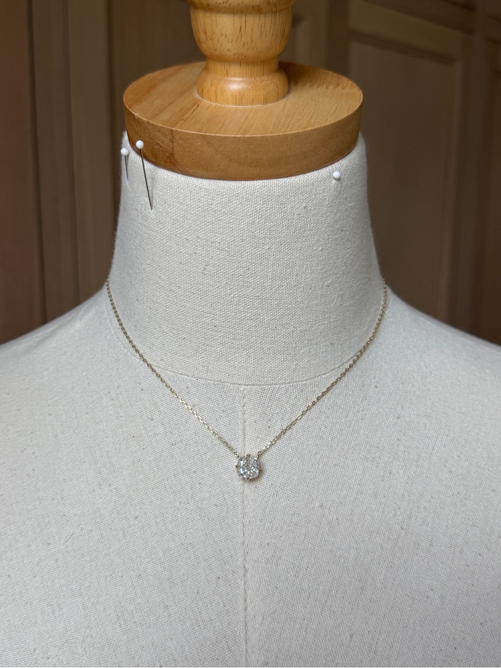 MELINDA MARIA | Simulated Diamond Necklace - Gold